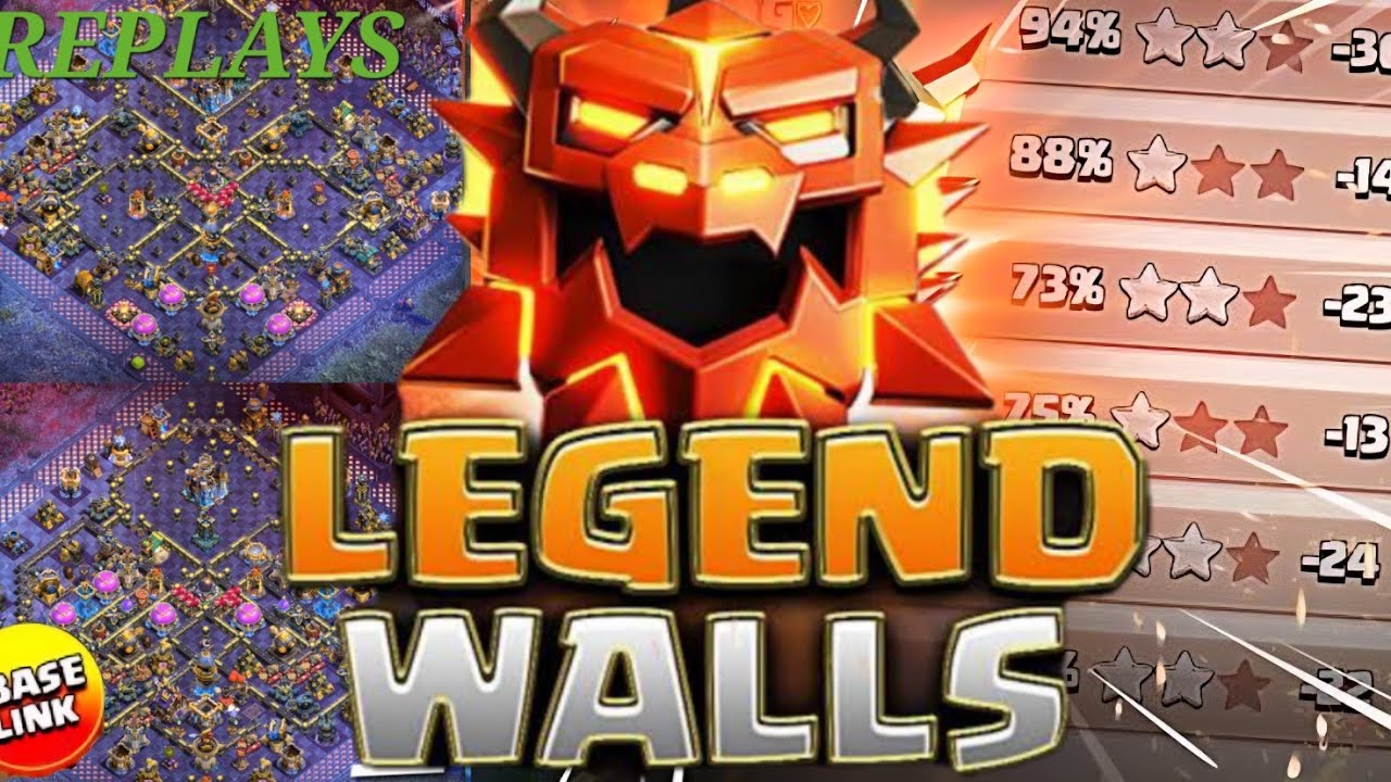 Top 3 1 Star Machine TH18 Legend & Ranked Mode Bases Anti-Thrower - Anti-All Meta Pushing Layout#coc
