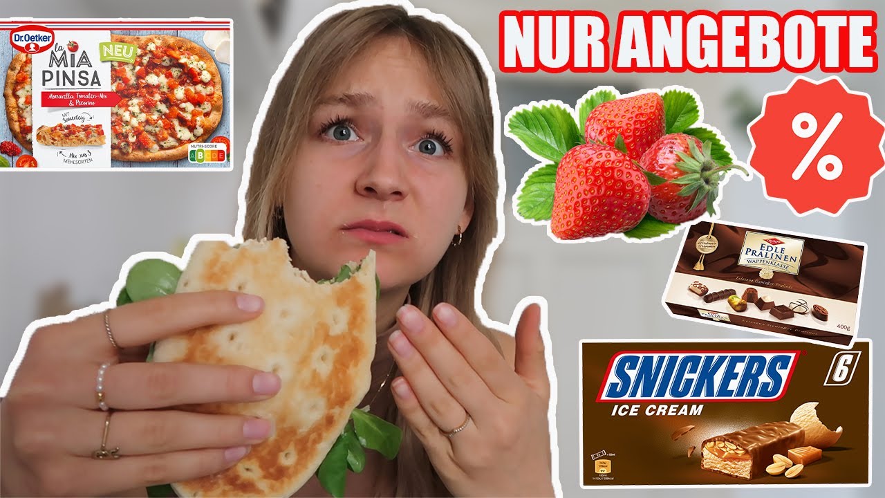 1Tag nur nach ANGEBOTEN essen (günstig und gut lieben wir)