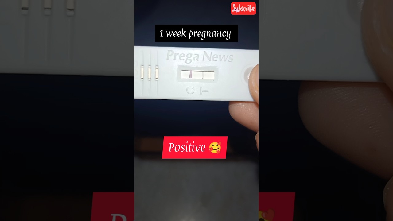 Positive First Response Pregnancy Test-Real Time ✅🤗❤️#viralvideo #pregnancy #pregnant #testkit #cute