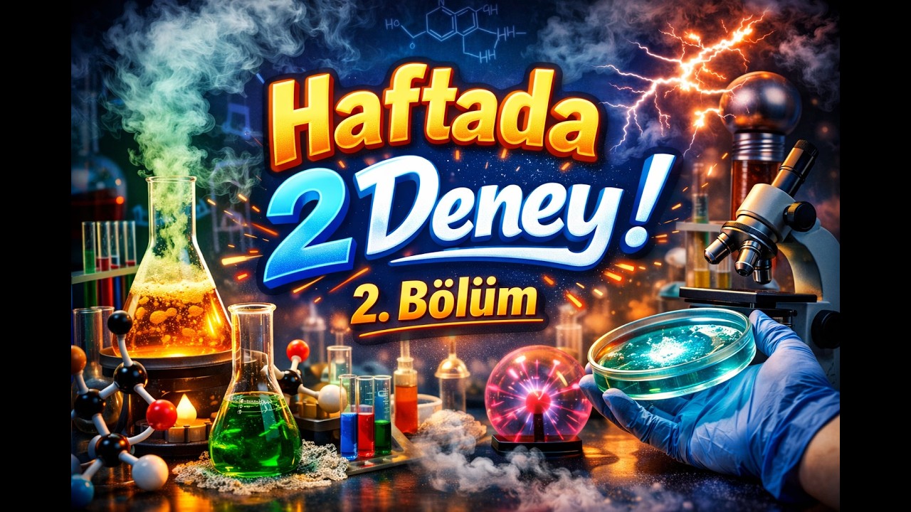 Haftada 2 Eğlenceli Deney Yapıyoruz!! B&ouml;l&uuml;m 2 #science #deney 🧪🧫🔬