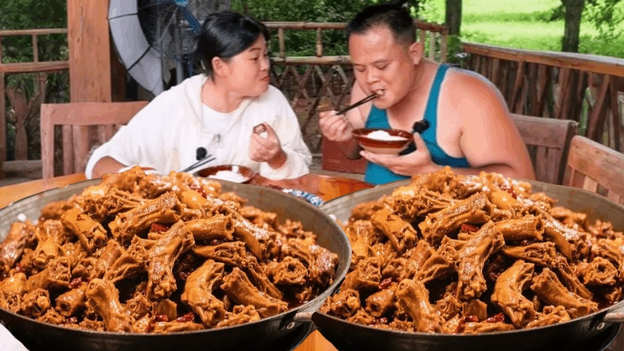 路边捡的鸭脖做成香辣口味，肉质紧实香辣可口，一次就爱上！【农人小永】