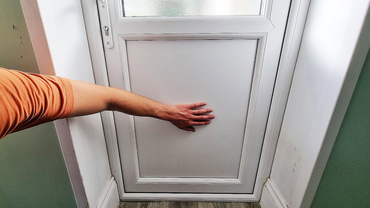 How To Fit A uPVC Door Panel