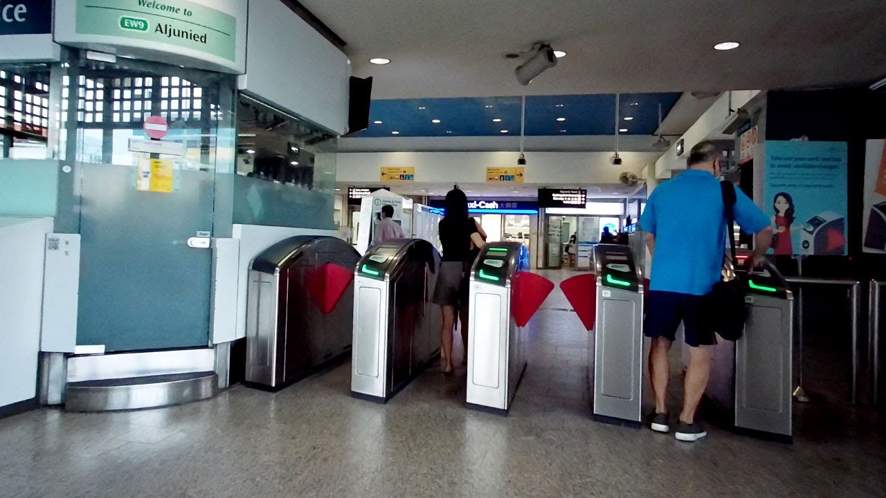 Singapore MRT ride from Lavender to Aljunied train station