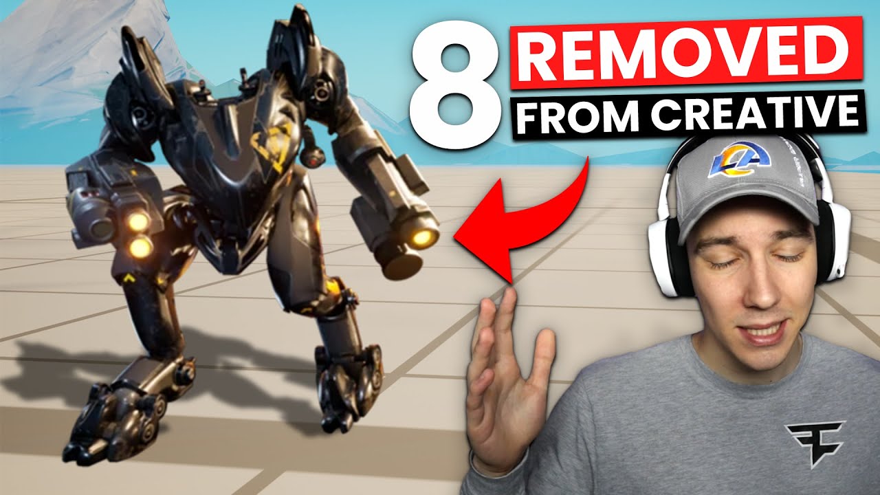 8 THINGS EPIC REMOVED FROM FORTNITE CREATIVE
