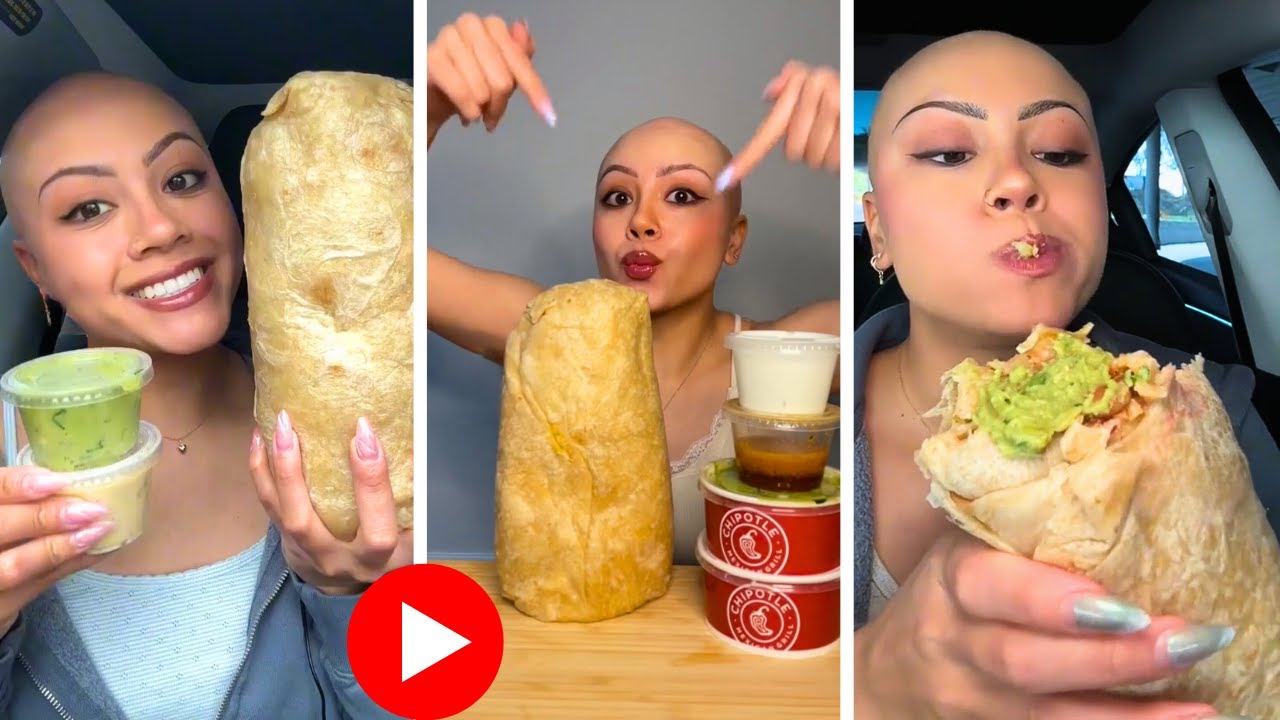 BIGGEST CHIPOTLE BURRITOS! 🌯 **Jane Mukbangs** 🤤 ASMR Food (Compilation)