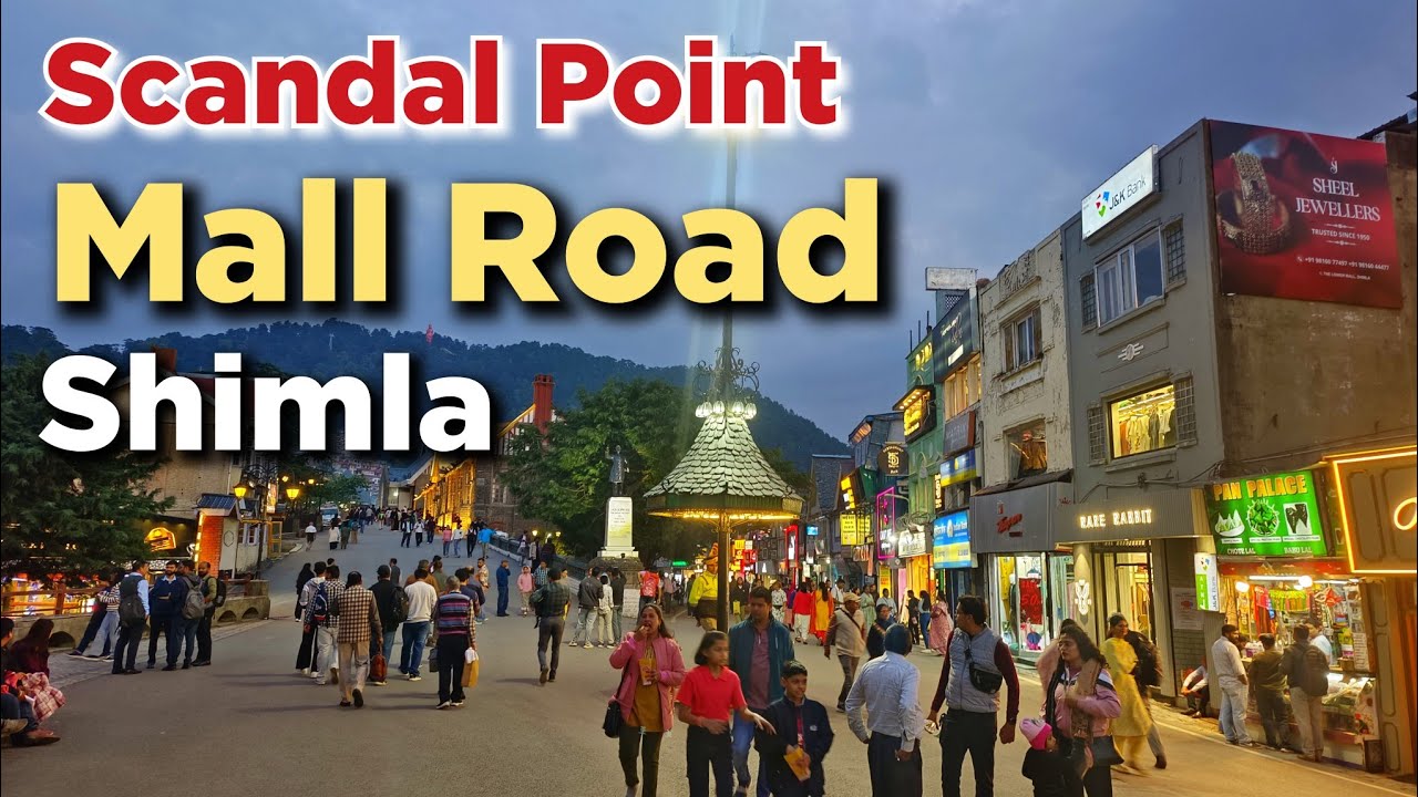 Mall Road Shimla Scandal Point | Shimla Mall Road | Shimla | Mall Road Shimla #shimlamallroad