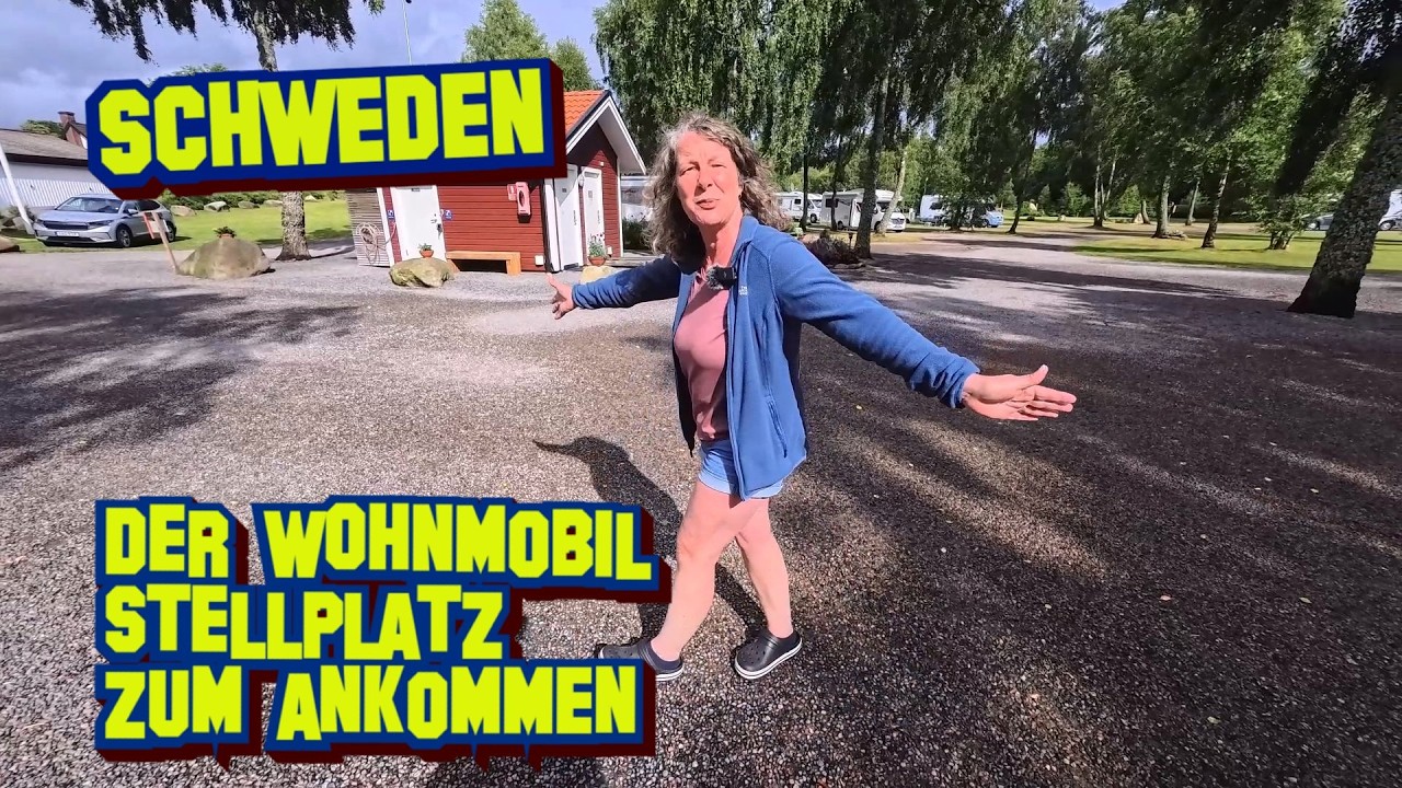 Ein toller Wohnmobil Stellplatz der uns zum Anfang unserer Schweden Reise das richtige Gefühl gibt.