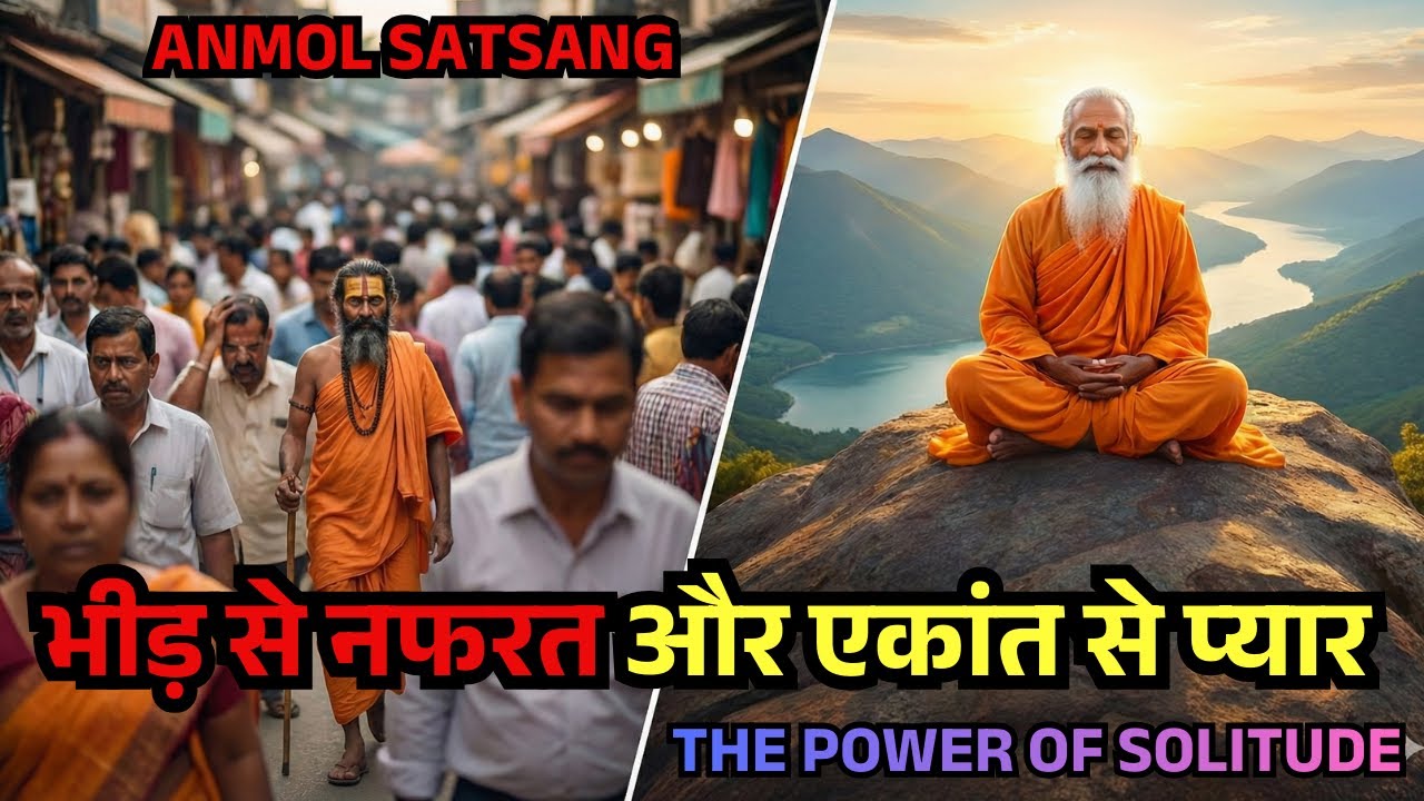 The Power of Solitude. दिव्य शक्तियों के मालिक होते है अकेले रहने वाले लोग | #anmol #Satsang