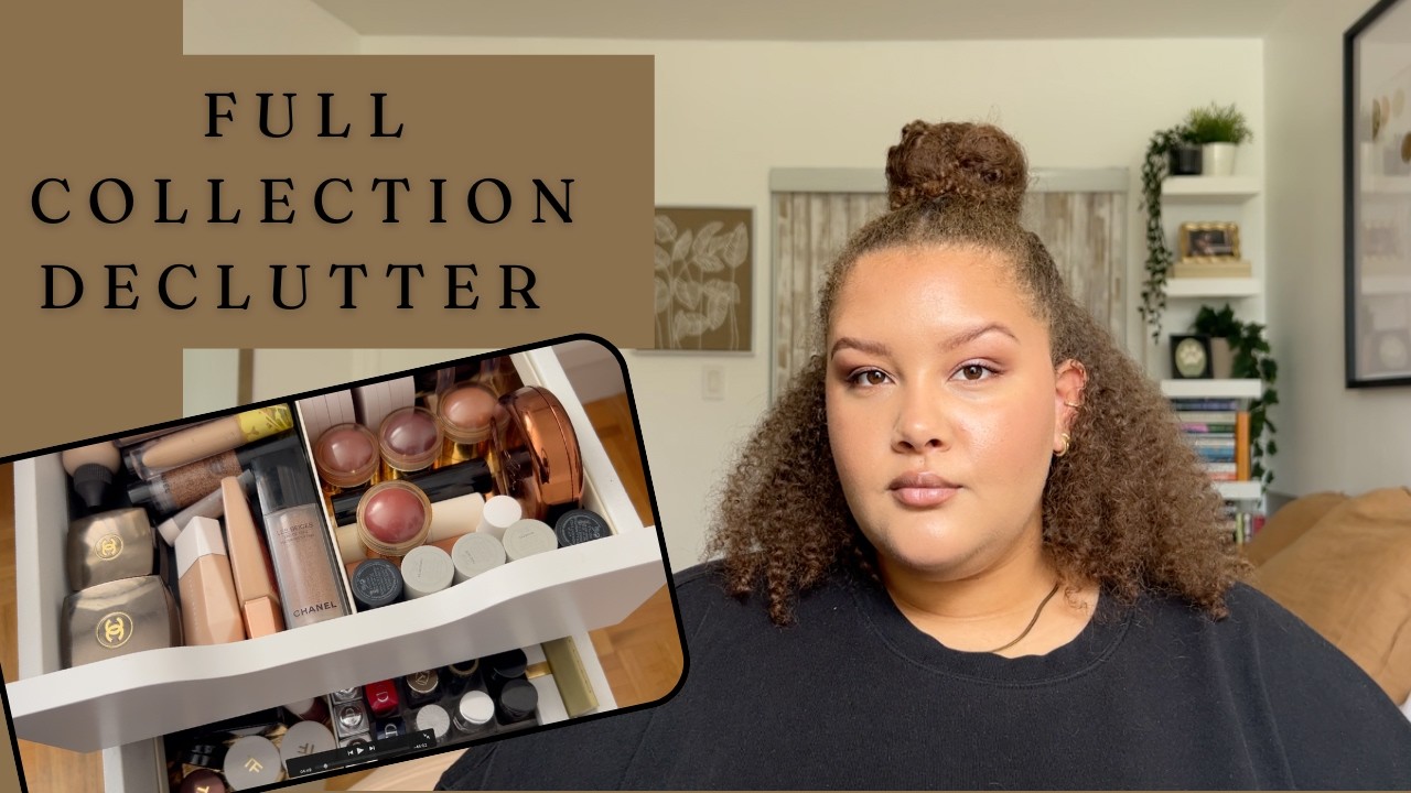 FULL Makeup Collection Declutter | a relaxing deep dive into my collection