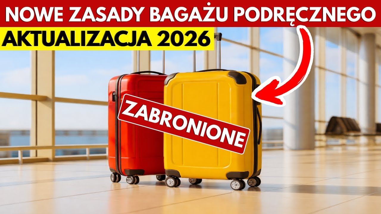 ✈️ Bagaż podręczny 2026: nowe zasady, które musisz znać