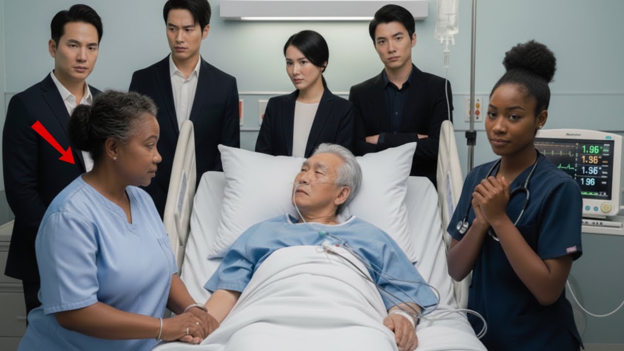 Old Korean Billionaire Man's Last Wish on His Dying Bed Was to See the Black Woman His First Love..