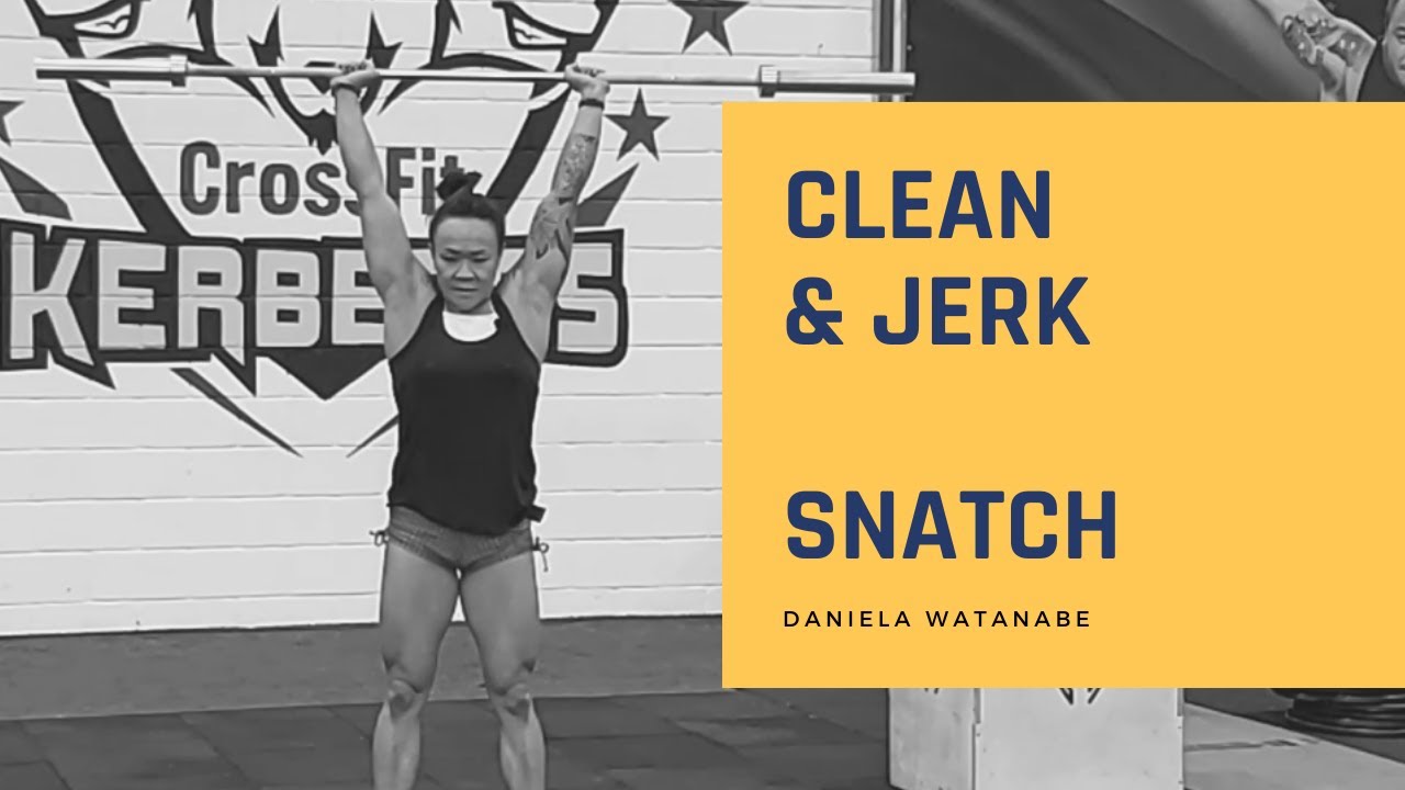 Movimentos de LPO - Clean & Jerk - (arremesso) - Snatch (arranco) - Daniela Watanabe