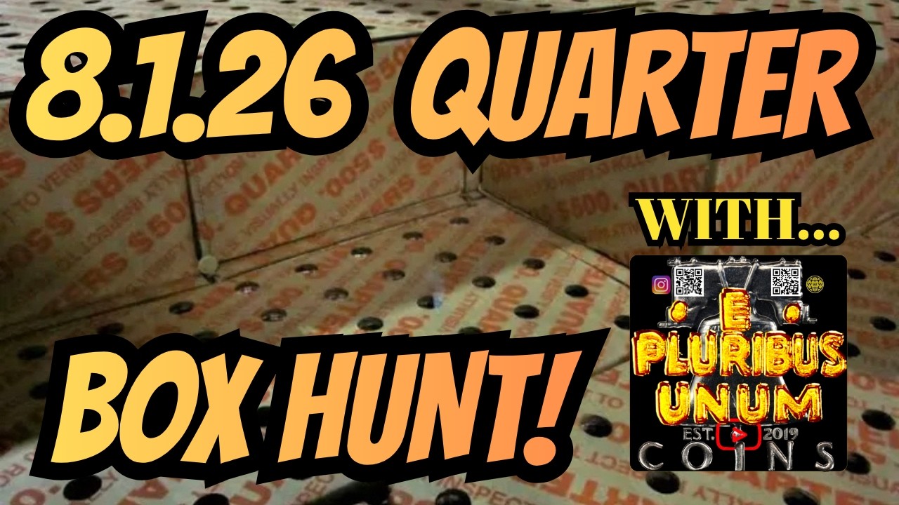 Another Quarter Box Hunt Plus Free Unums (Live Coin Roll Hunting)