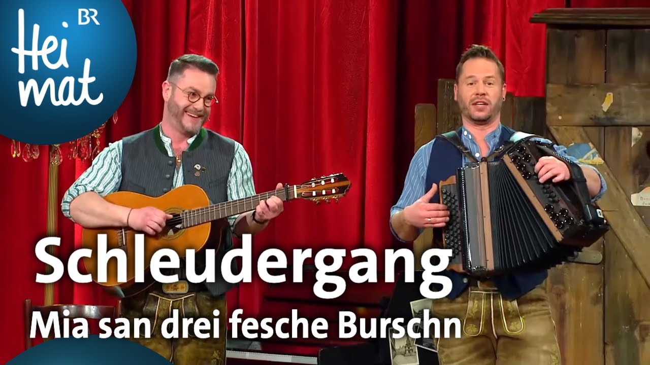 Schleudergang: Mia san drei fesche Burschn | Brettl-Spitzen | BR Heimat - die beste Volksmusik