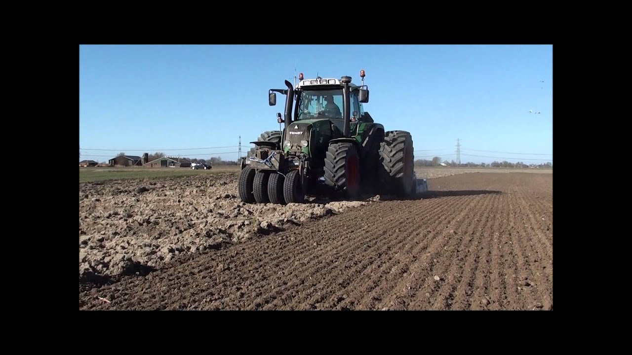 Bietenland klaarmaken met Fendt 415 en Lemken Kompaktor