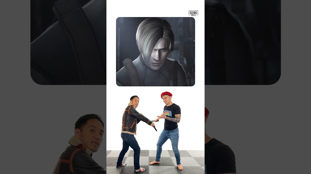 How Legit are the Knife Switches in Leon vs Krauser RE4 #shorts