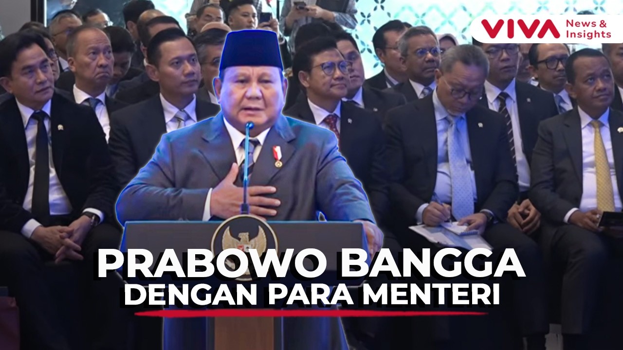 Puji Para Menteri, Prabowo: Menurut Keyakinan Saya Mereka Putra-Putri Terbaik