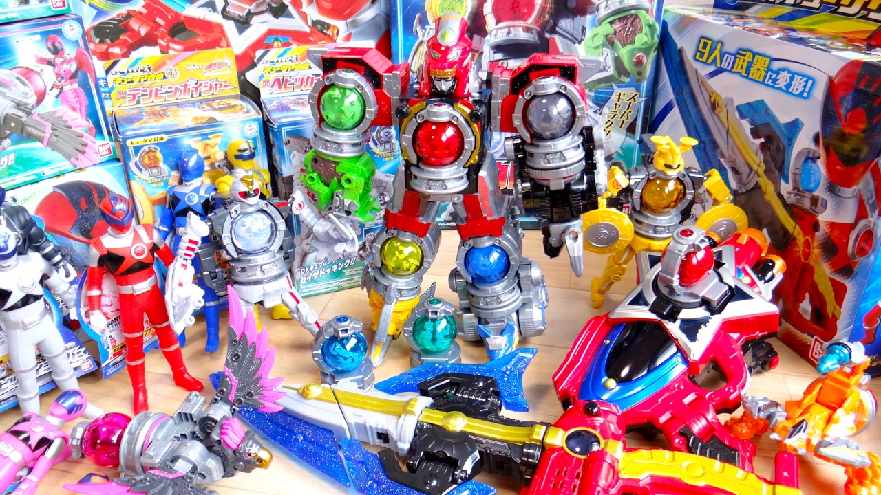 明日放送開始！キュウレンジャーDX玩具を全部一気に開封レビュー！総額も発表するよ！DXキュウレンオー DXセイザブラスター DXキューザウェポン DXキューザバックル