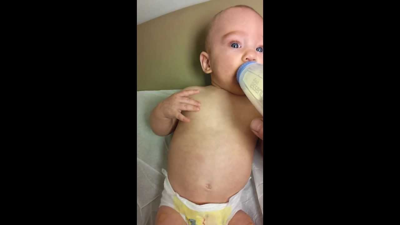 Samuel 6 months getting vaccination shots