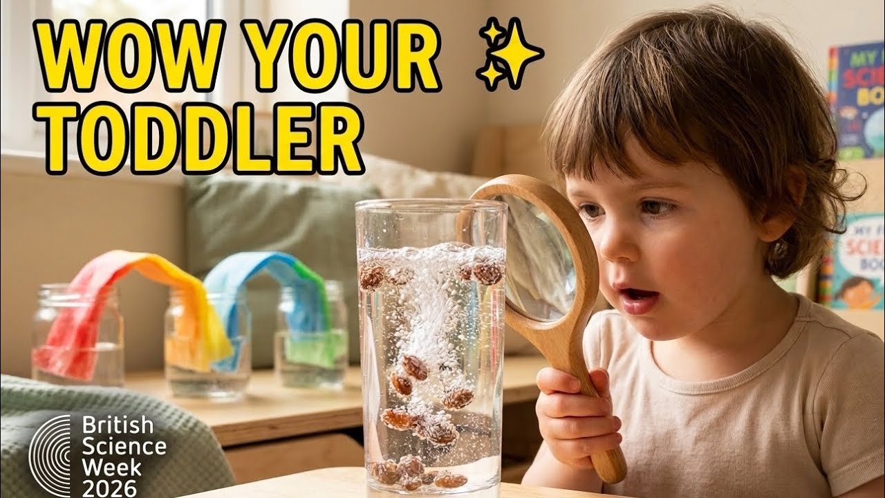 ​3 Magic Experiments for British Science Week 2026! 🧪✨ (EYFS & Toddlers)
