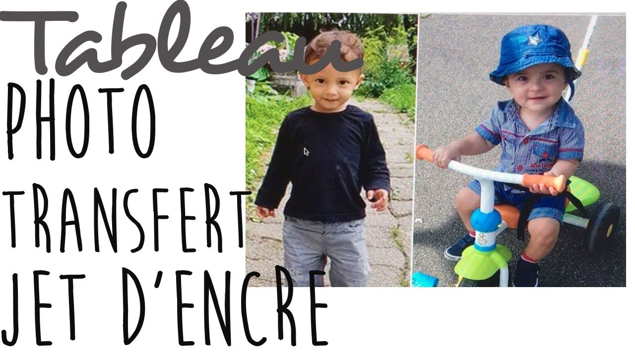 Transfert Photo avec Imprimante jet d'encre