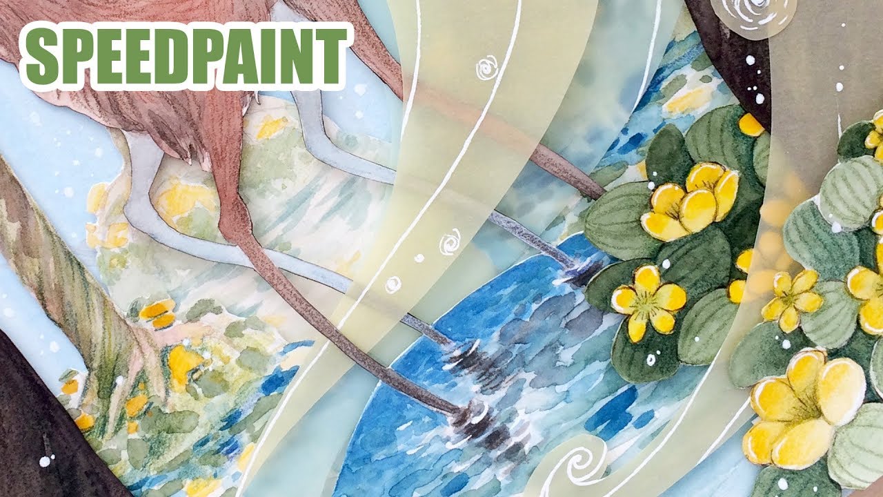 Moose Spirit - Animal Artists Collective - watercolor illustration