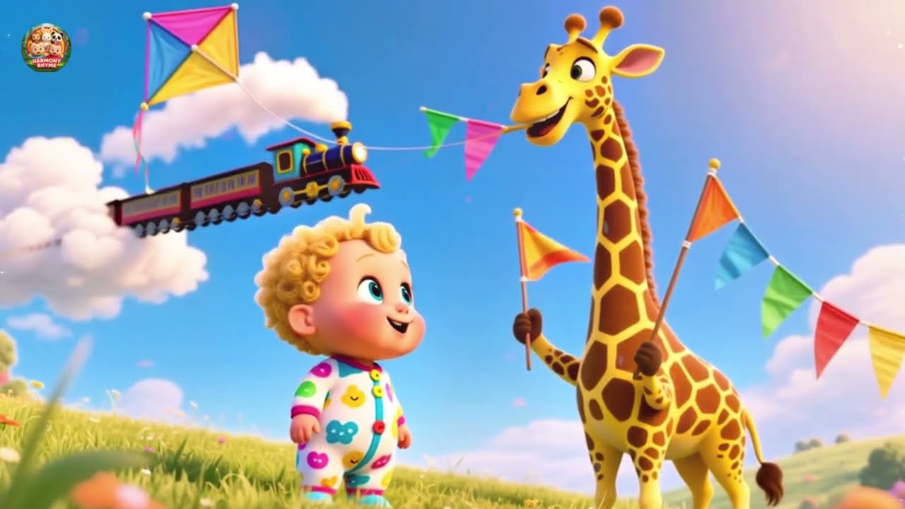 Baby Graphic with the Train 🚂🎨 Fun Learning & Art Song for Kids | Nursery Rhyme