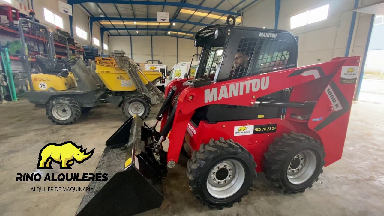 Pala Cargadora Manitou 1650R Consejos de utilización