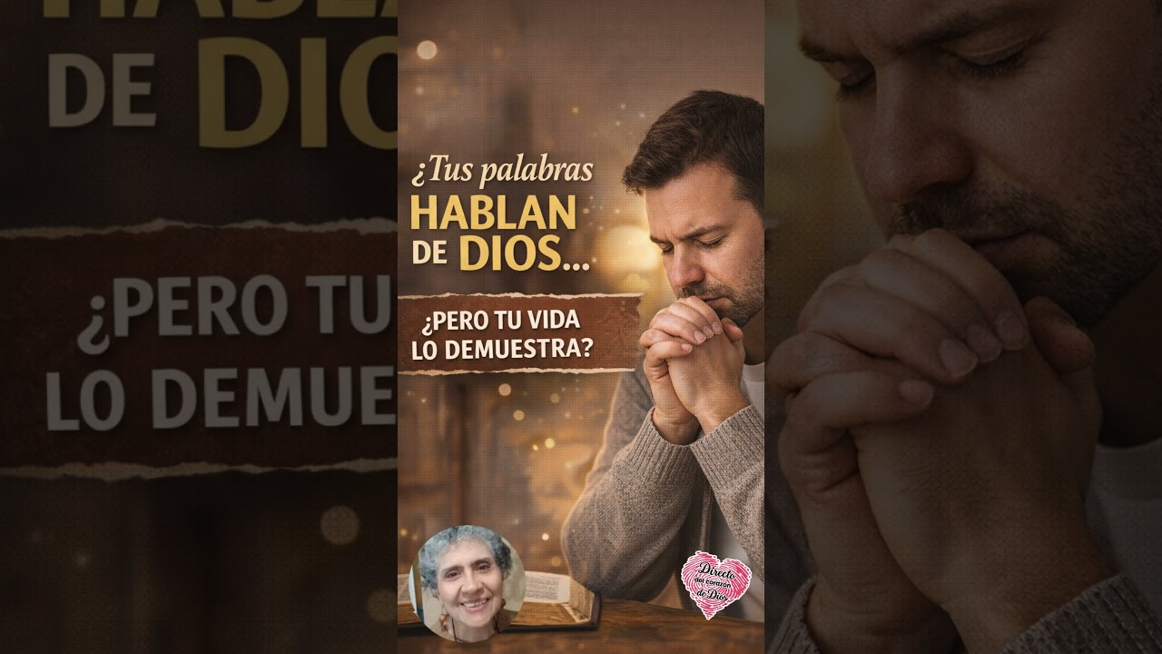 sTus palabras hablan de Dios… ¿pero tu vida también?