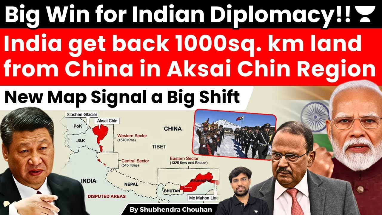 Big Win for Indian Diplomacy | India Gets Back 1000 sq km Land from China in Aksai Chin