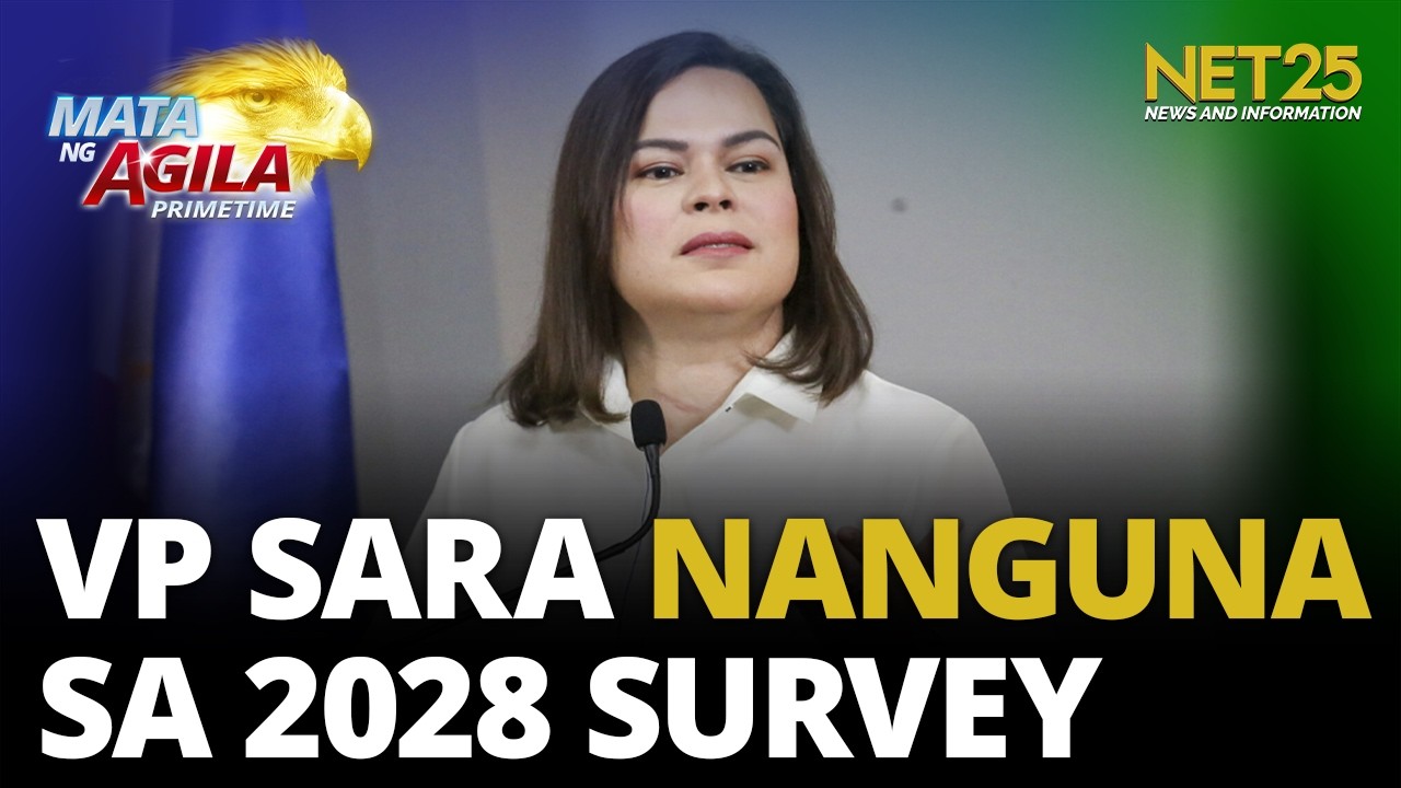 VP Sara, nanguna sa survey ng presidentiables 2028