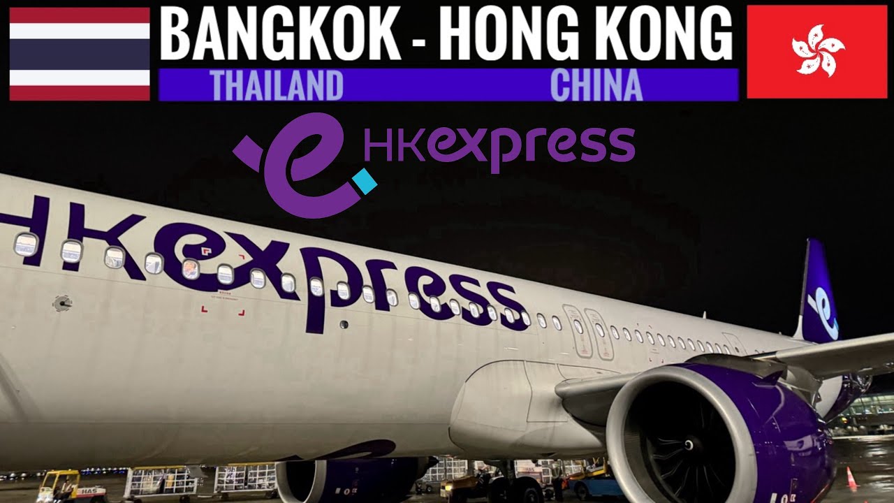TRIPREPORT | HK Express (ECONOMY) | Airbus A321 | Bangkok (BKK) - Hong Kong