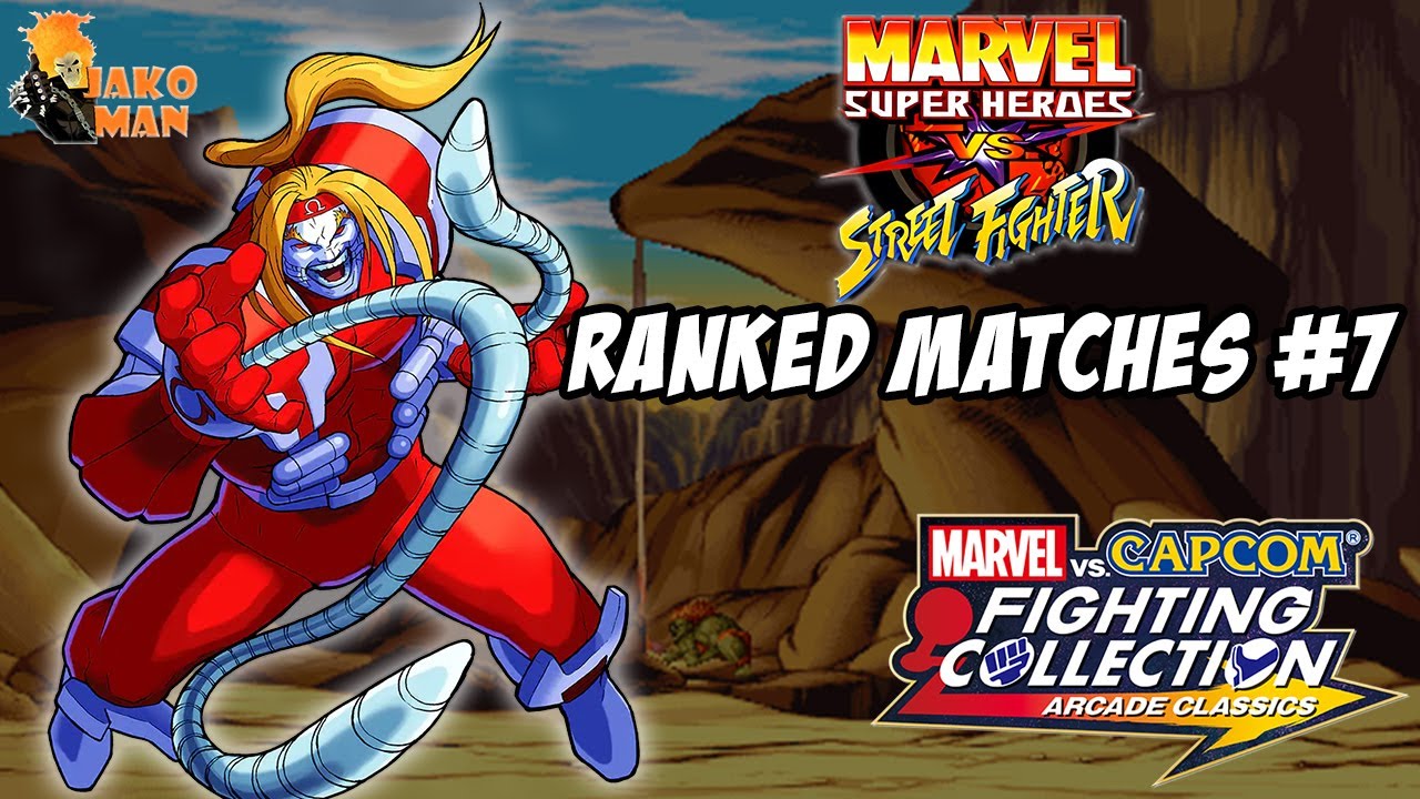 MVC Fighting Collection: Marvel Super Heroes VS Street Fighter Ranked Matches #7