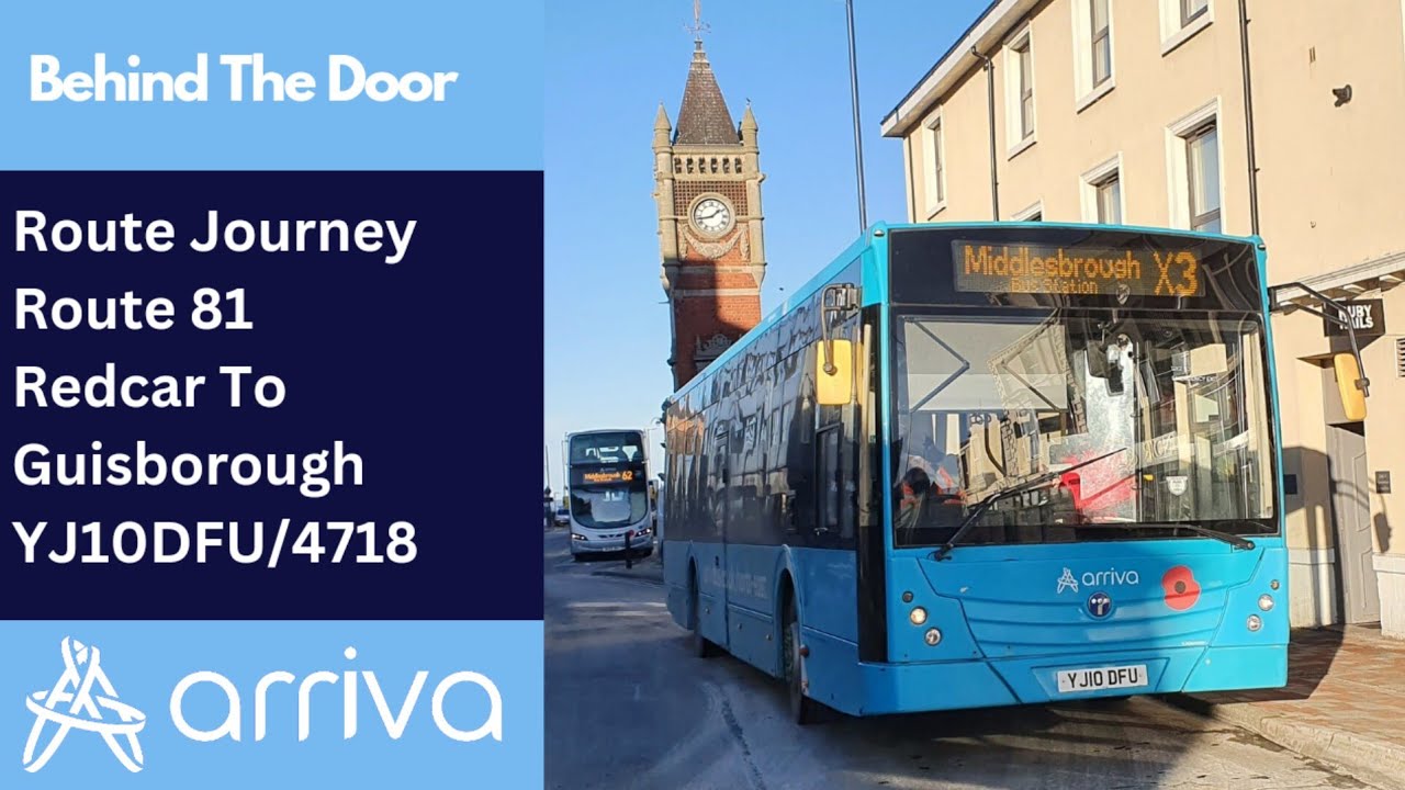 Behind The Door: Route 81 | YJ10DFU/4718 - Arriva North East: Temsa Avenue LF