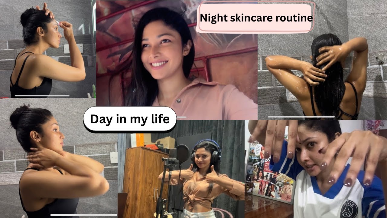 කාලෙකින් මං වෙනුවෙන් කාලෙ වෙන් කලා|Day in my life|night skincare routine 