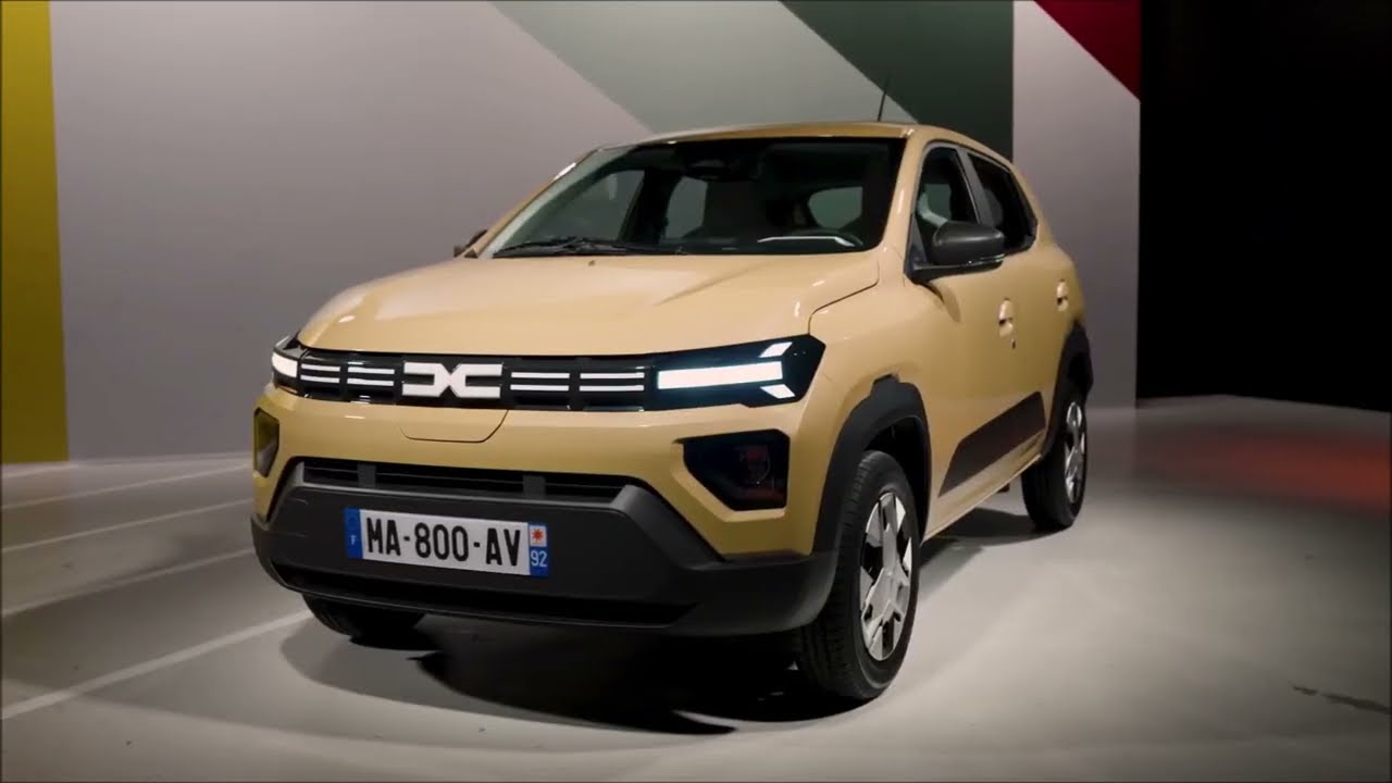 Novo Renault Kwid 2025 antecipado pelo Dacia Spring - detalhes externos e internos - www.car.blog.br