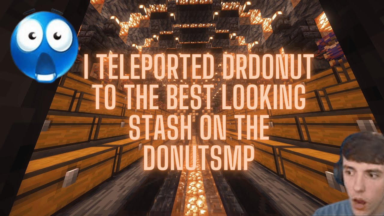 I Built the BEST STASH on Donutsmp and Teleported DrDonut to it!