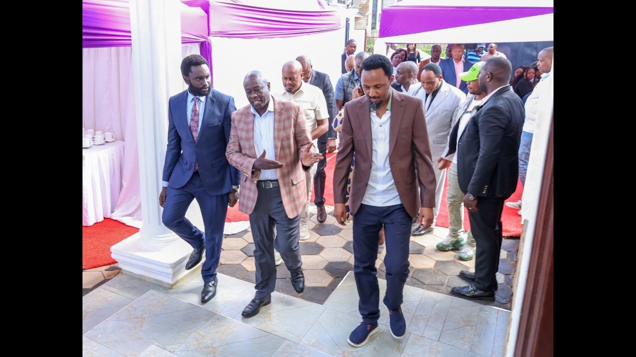 LIVE: Gachagua and allies at the burial of Lucia Wangui Thang’wa,mother of Senator Karungo Thang’wa.