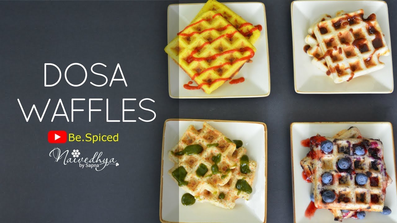 Dosa Waffles | EASY BREAKFAST | Snack Recipe | Fermented & Probiotic