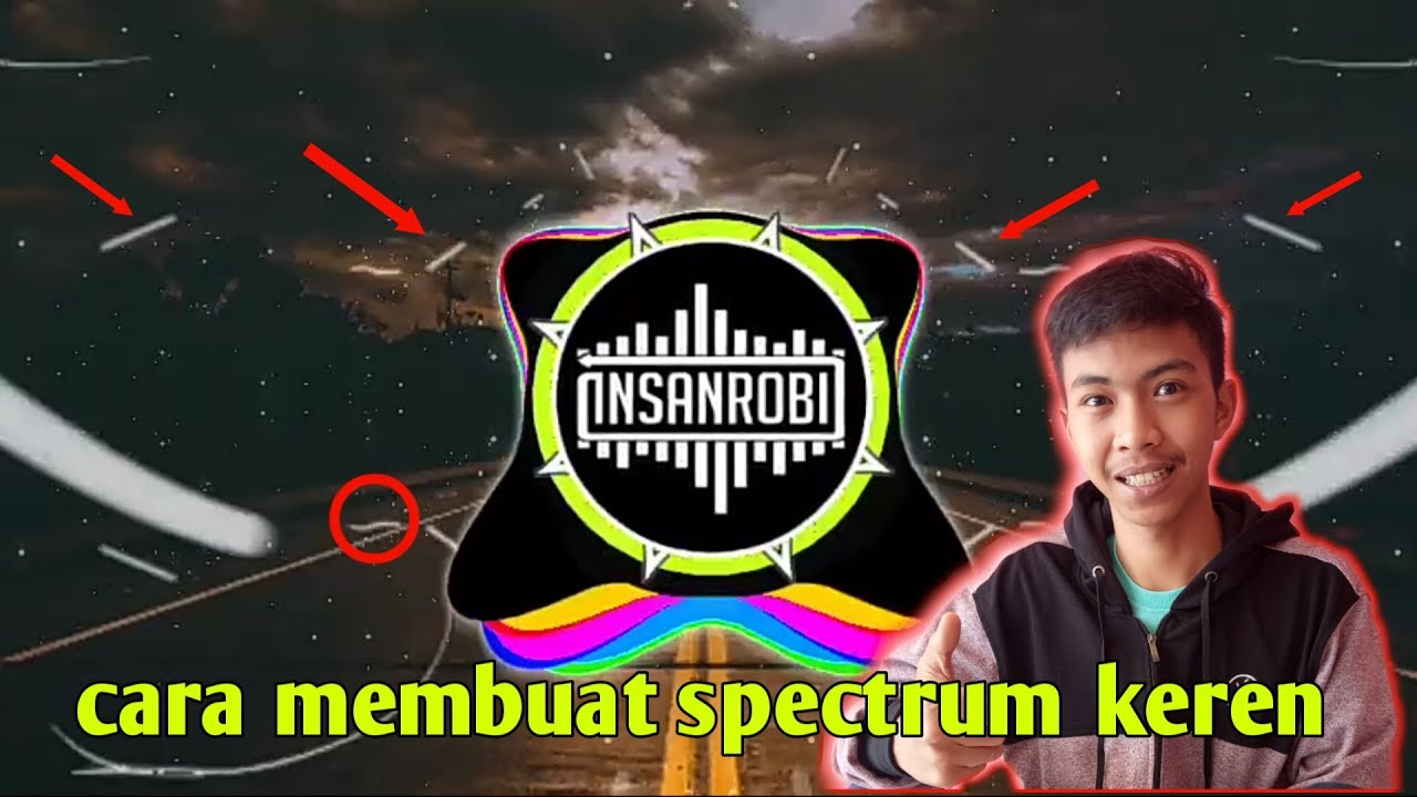 Tutorial Cara membuat audio spectrum keren [free link download] | visualizer avee player |