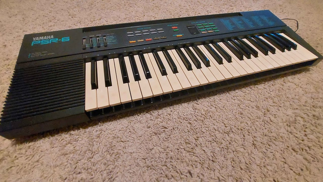 Removing/Replacing Yamaha PSR-6 Rubber Pads and Keys