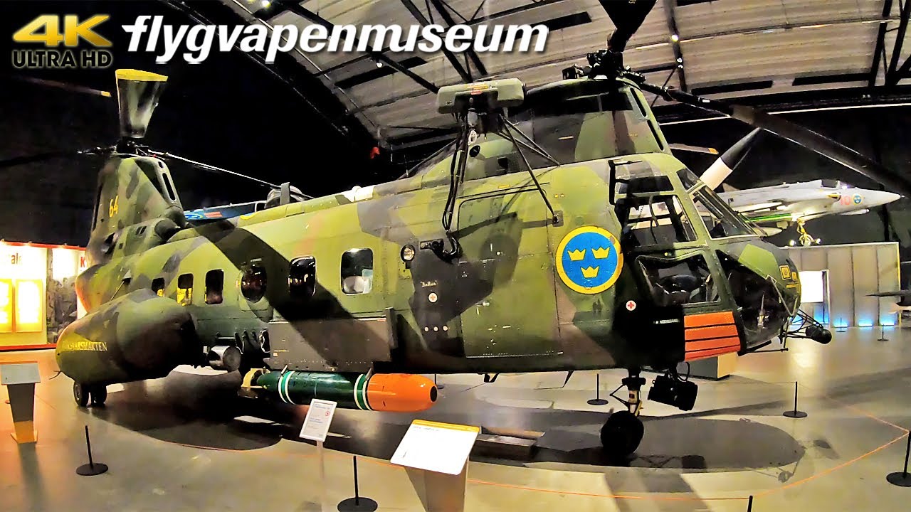 Flygvapenmuseum Malmslätt 4K tour | Swedish Air Force Museum | Linköping, Sweden