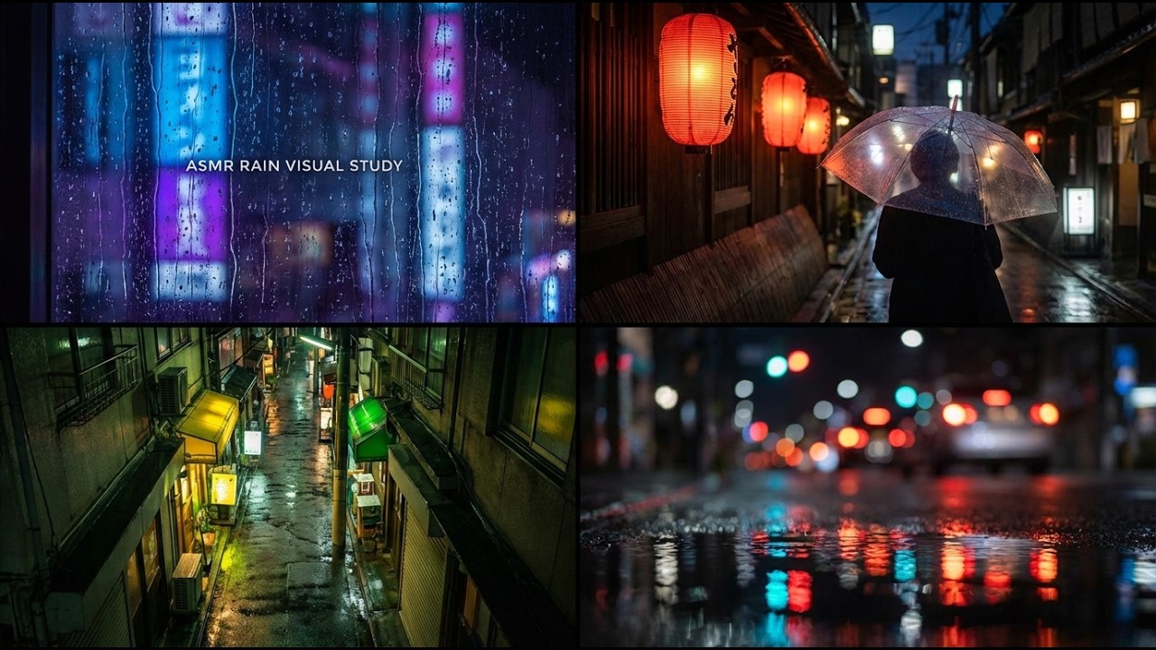 Rainy Japan Nights 🌧️ Lofi Hip Hop for Deep Focus, Relax & Calm Energy