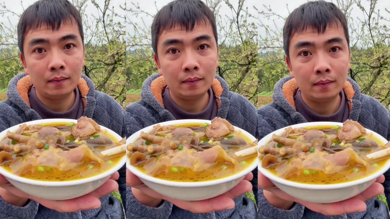 Rural Food Satisfying Eating Show: Home-Style Chicken Soup 🍲🌿 So Delicious and Full of Flavor!
