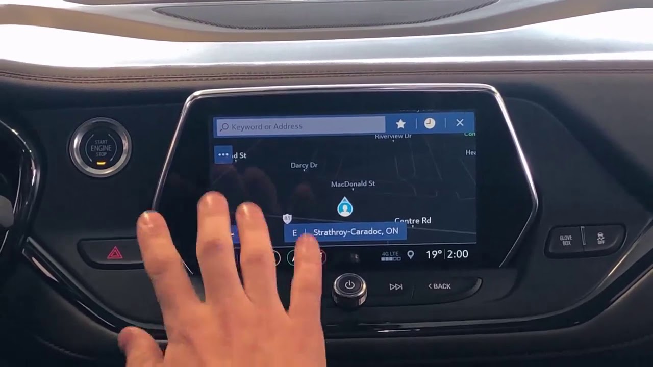 2019 Chevrolet Blazer Radio Screen