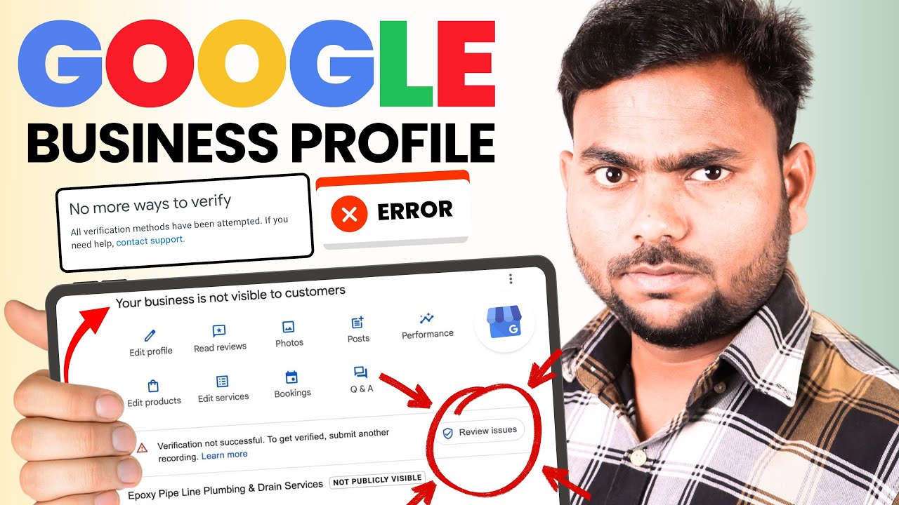 How to Verify Google Business Profile | Google My Business Verification Issue (2026 Guide)