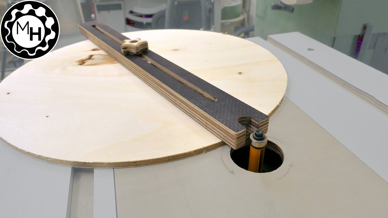 Simplest Router Table Circle Jig