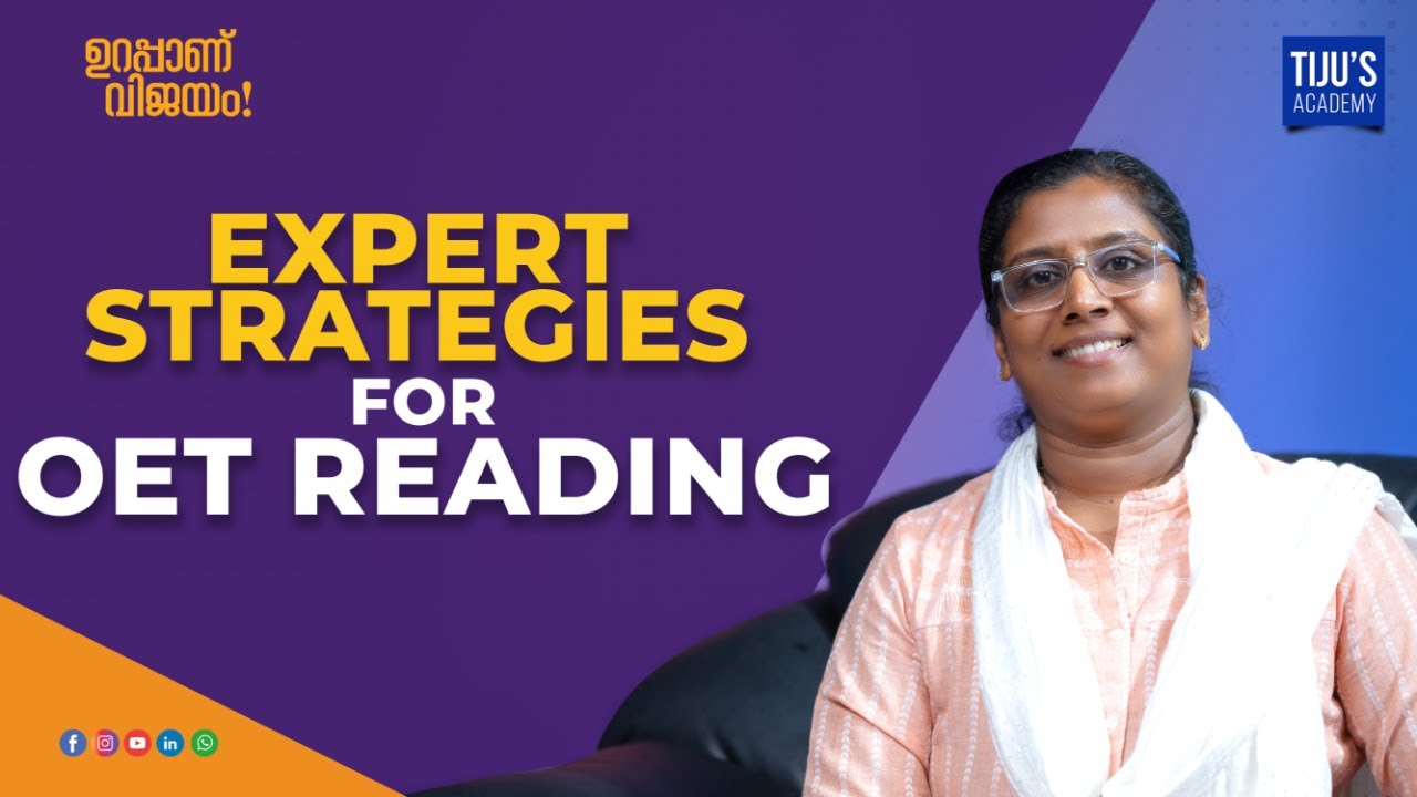 Expert Strategies for OET Reading | Tiju's Academy