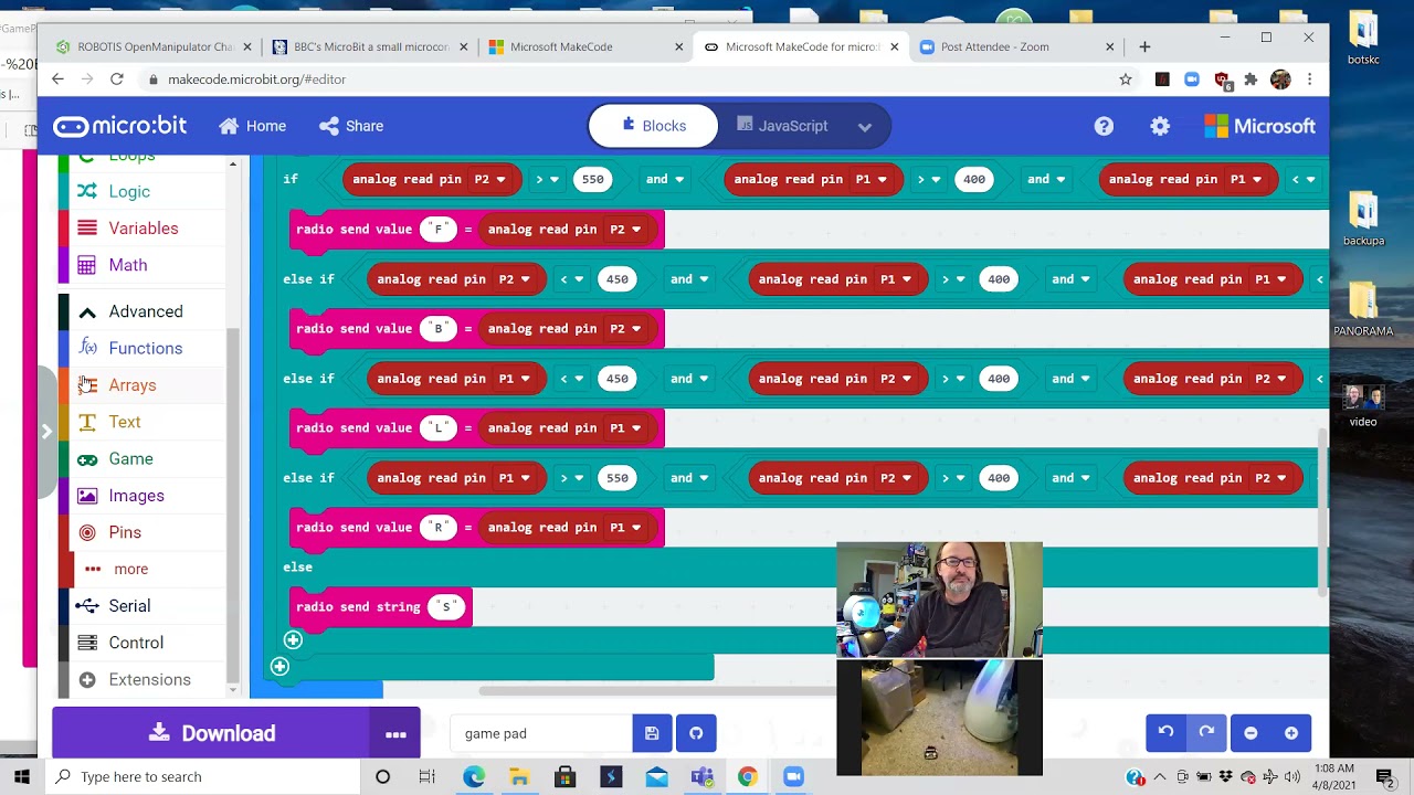 Remote control of the Maqueen Plus Robot using the MicroBit by BBC #bbc #microsoft #dfrobot