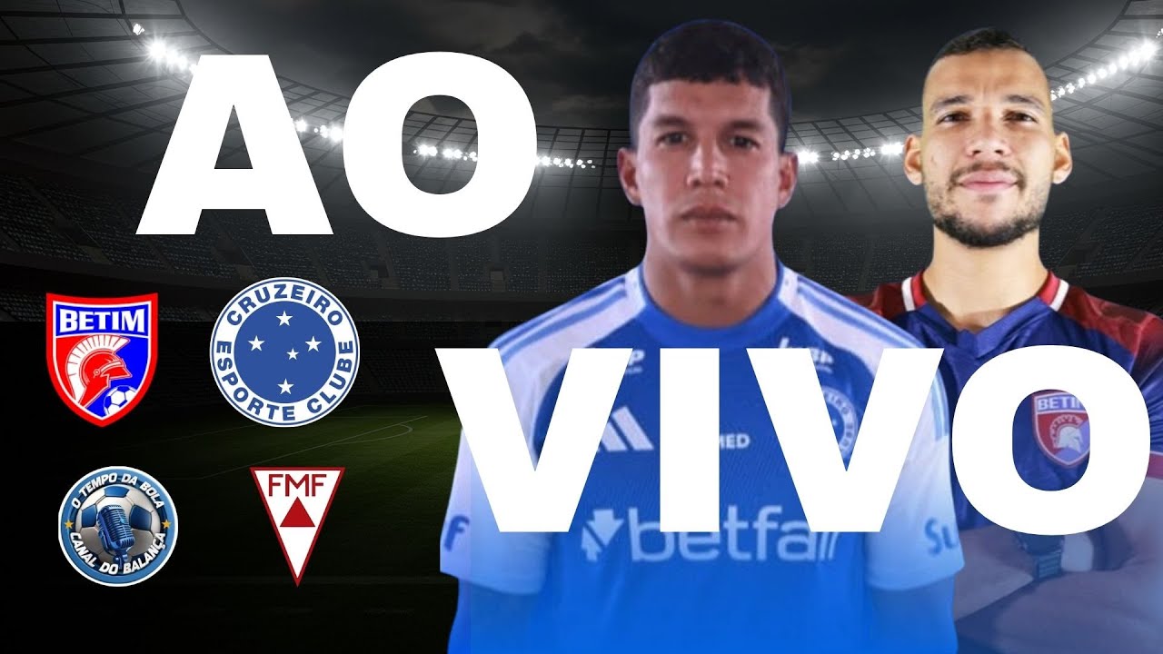 🔴BETIM X CRUZEIRO AO VIVO - TRANSMISSÃO COM IMAGENS DO STÚDIO - 6ª RODADA DO MINEIRO